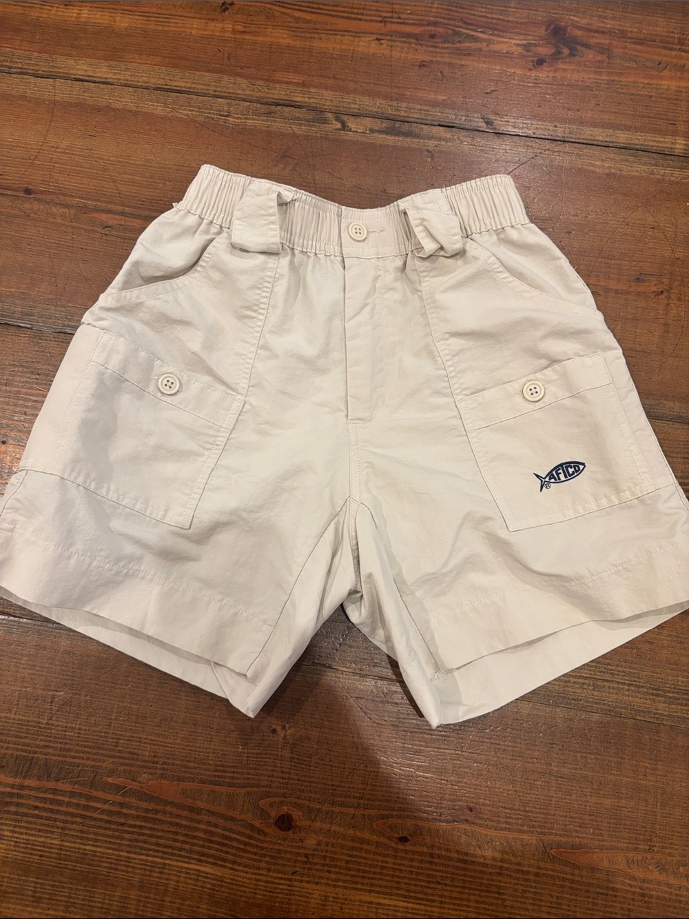 AFTCO Cream Utility Kids' Shorts